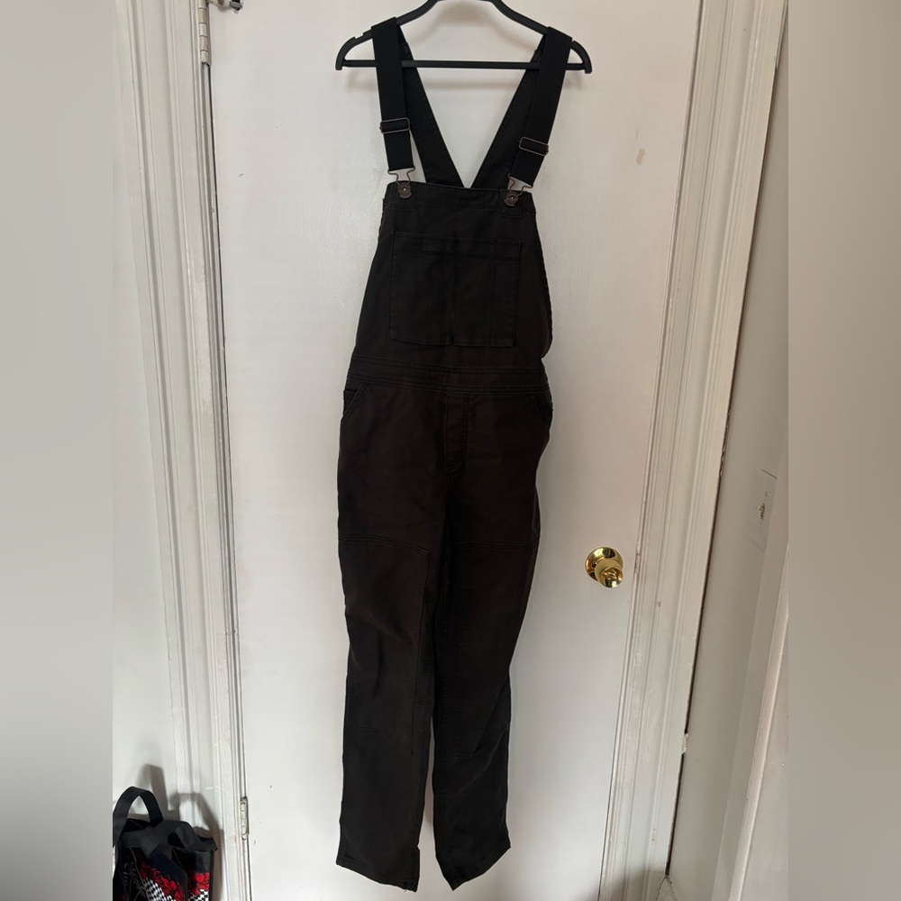 Dark Olive Green Overalls